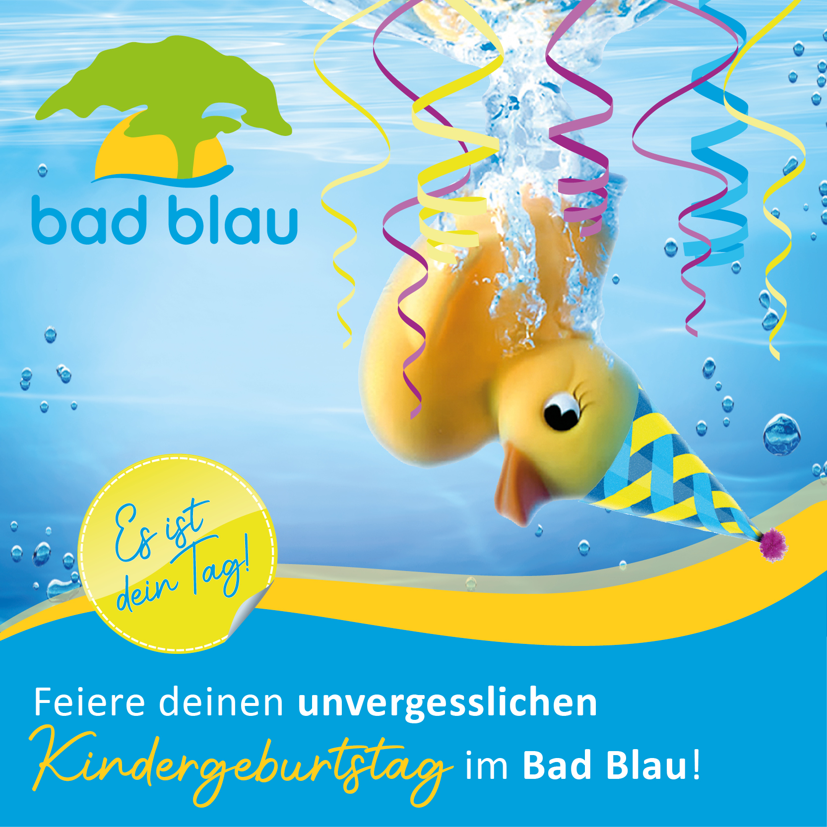 Feiern im Bad Blau